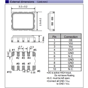 EPSON晶振,溫補(bǔ)振蕩器,TG-3541CE晶振,32.768K有源晶振