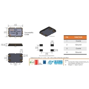 Bliley晶振,BQCSA晶振,BQCSA-12.000M-3DCDFT晶振