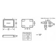 Bomar晶振,B1701-AEBS3-20.000000晶振,SMD晶振