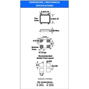 FOX福克斯晶振FX252B,FX252BS-20.000石英貼片晶振